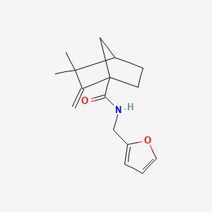 N-(2-furylmethyl)-3,3-dimethyl-2-methylenebicyclo[2.2.1]heptane-1-carboxamide