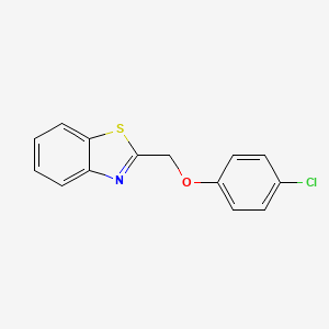 2-[(4-chlorophenoxy)methyl]-1,3-benzothiazole