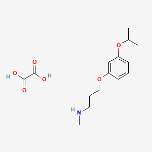 molecular formula C15H23NO6 B4093822 [3-(3-isopropoxyphenoxy)propyl]methylamine oxalate 