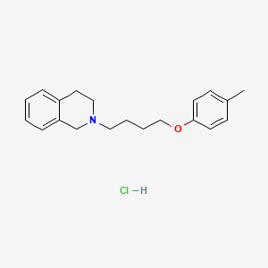 molecular formula C20H26ClNO B4093875 2-[4-(4-methylphenoxy)butyl]-1,2,3,4-tetrahydroisoquinoline hydrochloride 