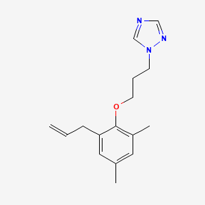 1-[3-(2,4-Dimethyl-6-prop-2-enylphenoxy)propyl]-1,2,4-triazole