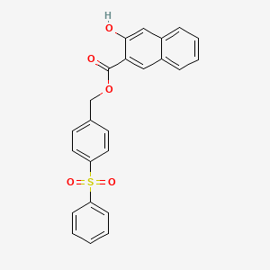 4-(phenylsulfonyl)benzyl 3-hydroxy-2-naphthoate