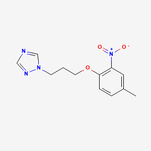 1-[3-(4-Methyl-2-nitrophenoxy)propyl]-1,2,4-triazole