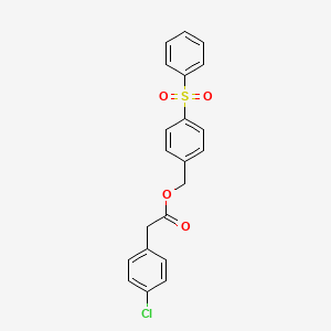 4-(phenylsulfonyl)benzyl (4-chlorophenyl)acetate