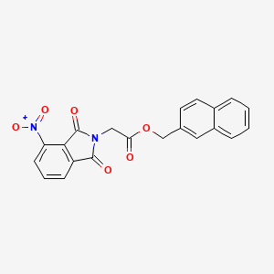 2-naphthylmethyl (4-nitro-1,3-dioxo-1,3-dihydro-2H-isoindol-2-yl)acetate