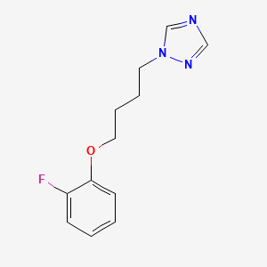 1-[4-(2-fluorophenoxy)butyl]-1H-1,2,4-triazole