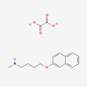 N-methyl-4-naphthalen-2-yloxybutan-1-amine;oxalic acid