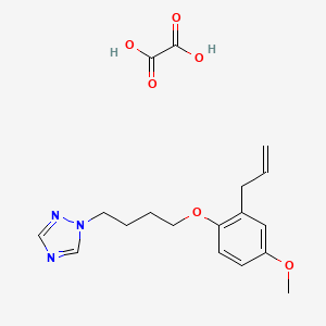 1-[4-(2-allyl-4-methoxyphenoxy)butyl]-1H-1,2,4-triazole oxalate