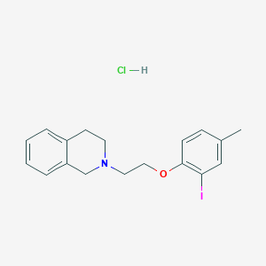 2-[2-(2-iodo-4-methylphenoxy)ethyl]-1,2,3,4-tetrahydroisoquinoline hydrochloride