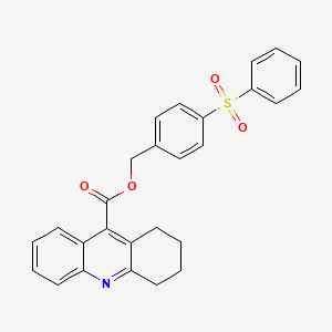 4-(phenylsulfonyl)benzyl 1,2,3,4-tetrahydro-9-acridinecarboxylate