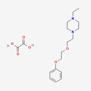 1-ethyl-4-[2-(2-phenoxyethoxy)ethyl]piperazine oxalate