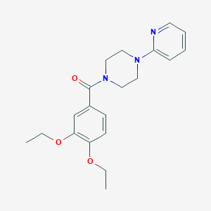 1-(3,4-diethoxybenzoyl)-4-(2-pyridinyl)piperazine