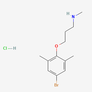 molecular formula C12H19BrClNO B4095044 [3-(4-bromo-2,6-dimethylphenoxy)propyl]methylamine hydrochloride 