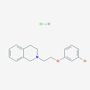 2-[2-(3-bromophenoxy)ethyl]-1,2,3,4-tetrahydroisoquinoline hydrochloride