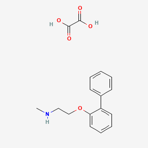 molecular formula C17H19NO5 B4095074 [2-(2-biphenylyloxy)ethyl]methylamine oxalate 