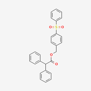 4-(phenylsulfonyl)benzyl diphenylacetate