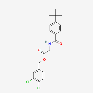 3,4-dichlorobenzyl N-(4-tert-butylbenzoyl)glycinate