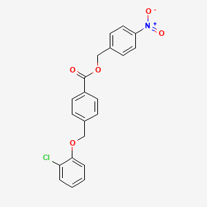 4-nitrobenzyl 4-[(2-chlorophenoxy)methyl]benzoate