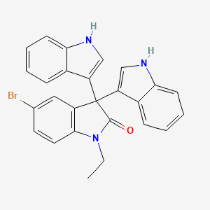 5-bromo-1-ethyl-3,3-bis(1H-indol-3-yl)indol-2-one