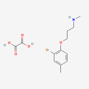 [3-(2-bromo-4-methylphenoxy)propyl]methylamine oxalate