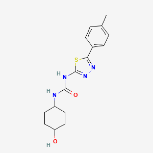 N-(trans-4-hydroxycyclohexyl)-N'-[5-(4-methylphenyl)-1,3,4-thiadiazol-2-yl]urea