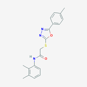 N-(2,3-dimethylphenyl)-2-{[5-(4-methylphenyl)-1,3,4-oxadiazol-2-yl]sulfanyl}acetamide