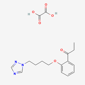 1-{2-[4-(1H-1,2,4-triazol-1-yl)butoxy]phenyl}-1-propanone oxalate