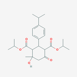 Diisopropyl 4-hydroxy-2-(4-isopropylphenyl)-4-methyl-6-oxo-1,3-cyclohexanedicarboxylate