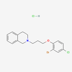 2-[3-(2-bromo-4-chlorophenoxy)propyl]-1,2,3,4-tetrahydroisoquinoline hydrochloride