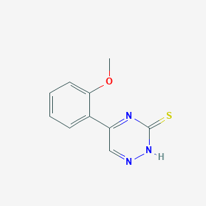 5-(2-methoxyphenyl)-1,2,4-triazine-3(2H)-thione