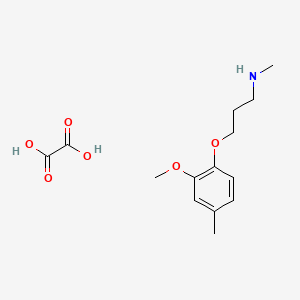 molecular formula C14H21NO6 B4095760 [3-(2-methoxy-4-methylphenoxy)propyl]methylamine oxalate 