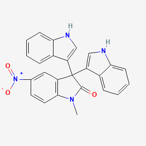 3,3-bis(1H-indol-3-yl)-1-methyl-5-nitroindol-2-one