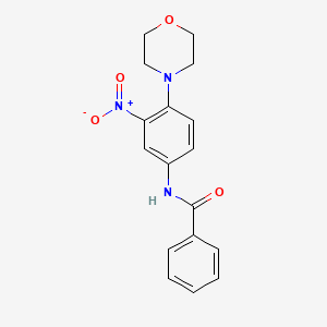 N-[4-(4-morpholinyl)-3-nitrophenyl]benzamide