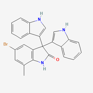 5-bromo-3,3-bis(1H-indol-3-yl)-7-methyl-1H-indol-2-one