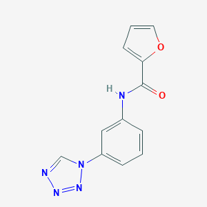 molecular formula C12H9N5O2 B409612 N-[3-(1H-tetraazol-1-yl)phenyl]-2-furamide 