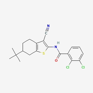 N-(6-tert-butyl-3-cyano-4,5,6,7-tetrahydro-1-benzothien-2-yl)-2,3-dichlorobenzamide