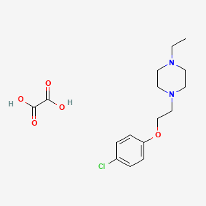 1-[2-(4-chlorophenoxy)ethyl]-4-ethylpiperazine oxalate