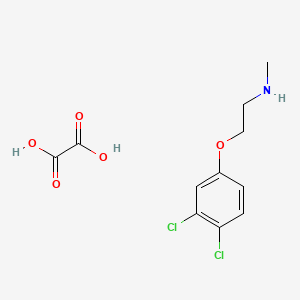 molecular formula C11H13Cl2NO5 B4096514 [2-(3,4-dichlorophenoxy)ethyl]methylamine oxalate 