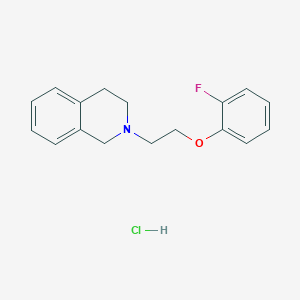 2-[2-(2-fluorophenoxy)ethyl]-3,4-dihydro-1H-isoquinoline;hydrochloride