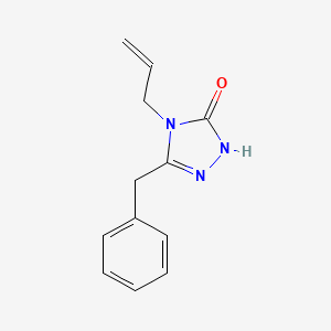 molecular formula C12H13N3O B4096767 4-烯丙基-5-苄基-2,4-二氢-3H-1,2,4-三唑-3-酮 