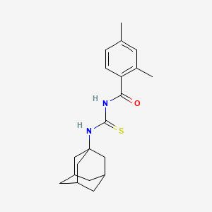 N-[(1-adamantylamino)carbonothioyl]-2,4-dimethylbenzamide