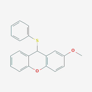 2-methoxy-9-phenylsulfanyl-9H-xanthene