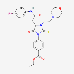 molecular formula C26H29FN4O5S B4096986 C26H29FN4O5S 