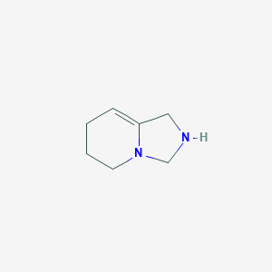 molecular formula C7H12N2 B040970 1,2,3,5,6,7-Hexahydroimidazo[1,5-a]pyridine CAS No. 122936-95-2