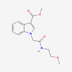 methyl 1-{2-[(2-methoxyethyl)amino]-2-oxoethyl}-1H-indole-3-carboxylate