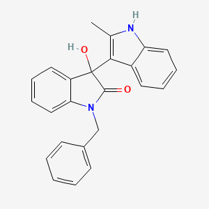 1'-benzyl-3'-hydroxy-2-methyl-1',3'-dihydro-1H,2'H-3,3'-biindol-2'-one