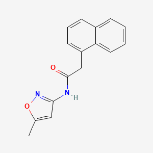 N-(5-methyl-3-isoxazolyl)-2-(1-naphthyl)acetamide