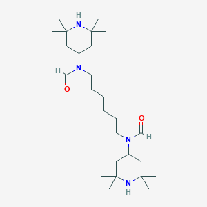 molecular formula C26H50N4O2 B040972 N,N′-(Hexane-1,6-diyl)bis(N-(2,2,6,6-tétraméthylpipéridin-4-yl)formamide) CAS No. 124172-53-8