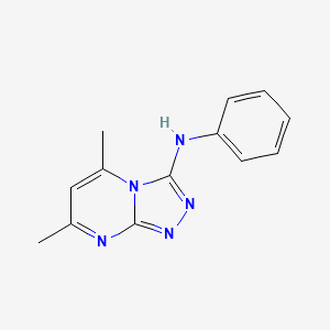 5,7-dimethyl-N-phenyl[1,2,4]triazolo[4,3-a]pyrimidin-3-amine