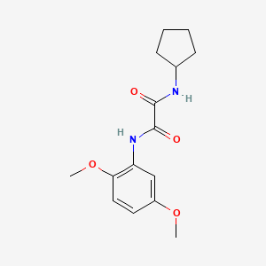 N-cyclopentyl-N'-(2,5-dimethoxyphenyl)ethanediamide